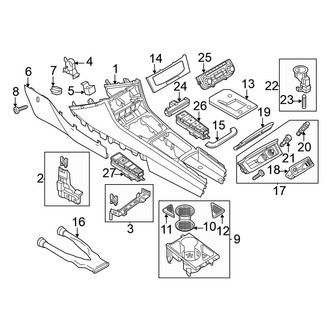 Volkswagen OE - Front Console (From 11/08/2010)