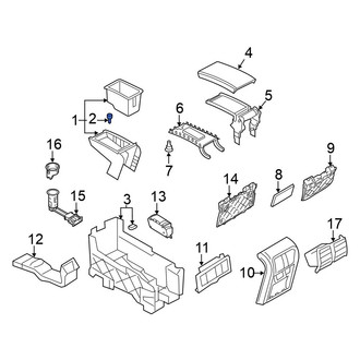 Volkswagen OE - Console Armrest Bumper