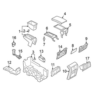 Volkswagen OE - Center Console