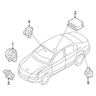 Volkswagen OE - Restraint Systems - Air Bag Components (Modules and Sensors)