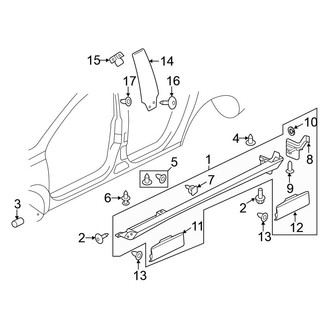 Volkswagen OE - Pillars, Rocker & Floor - Exterior Trim