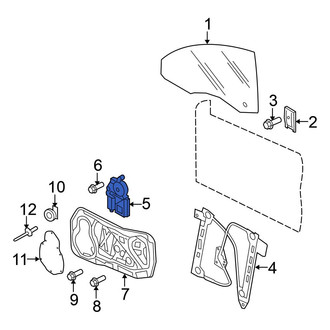Volkswagen OE - Rear Right Window Motor