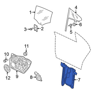 Volkswagen OE - Rear Left Window Regulator