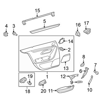 Volkswagen OE - Rear Door - Interior Trim