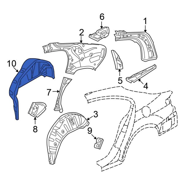 Wheel Housing Side Panel