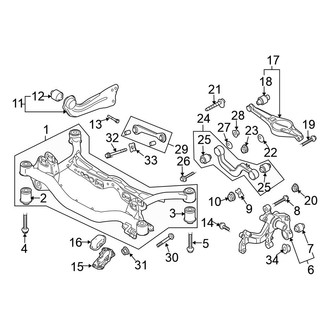 Volkswagen OE - Rear Suspension - Suspension Components