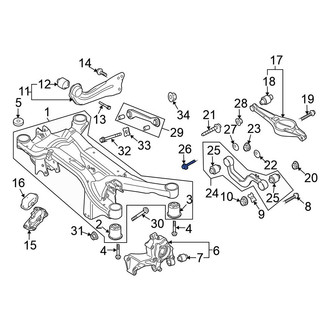 Volkswagen OE - Rear Alignment Camber Adjusting Eccentric