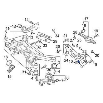 Volkswagen OE - Suspension Control Arm Washer