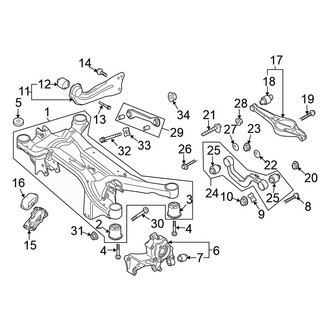 Volkswagen OE - Rear Suspension - Suspension Components (AWD)