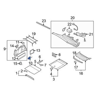 Volkswagen OE - Quarter Panel Trim Panel Clip