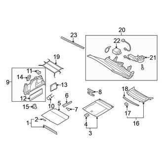 Volkswagen OE - Rear Body & Floor - Interior Trim