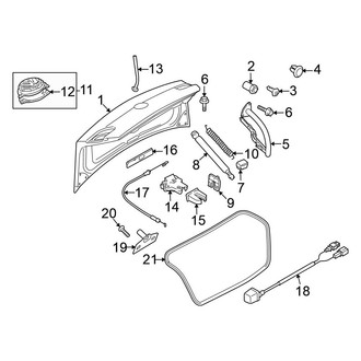 Volkswagen OE - Trunk Lid - Lid & Components