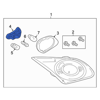 Volkswagen OE - Rear Left Tail Light Socket