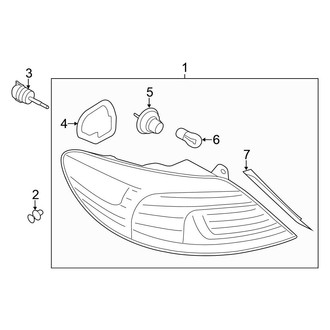 Volkswagen OE - Rear Lamps - Tail Lamps (Outer)