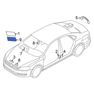 Volkswagen OE - Tire Information Label