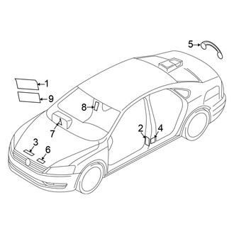 Volkswagen OE - Information Labels - Labels