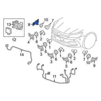 Volkswagen OE - Right Parking Aid Sensor Bracket
