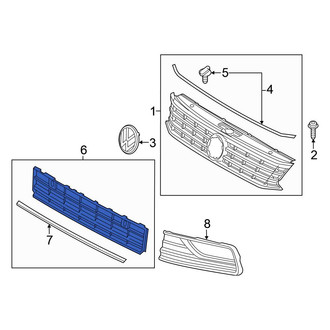 Volkswagen OE - Front Lower Grille