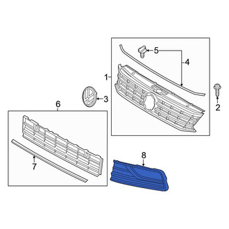 Volkswagen OE - Front Outer Grille