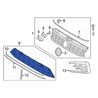 Volkswagen OE - Front Lower Grille