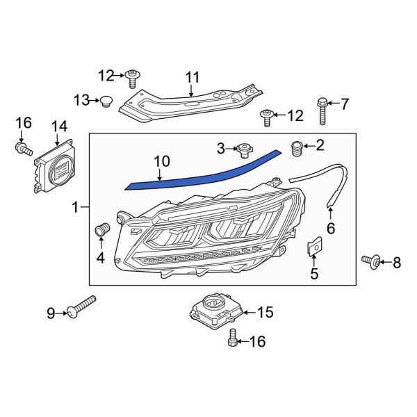 Headlight Molding