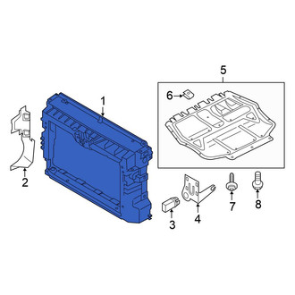 Volkswagen OE - Front Radiator Support Panel