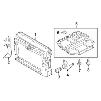 Volkswagen OE - Radiator Support