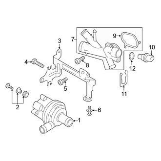 Volkswagen OE - Cooling - Water Pump (Auxiliary)
