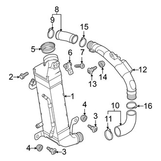 Volkswagen OE - Cooling - Intercooler