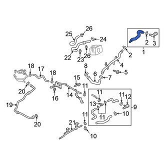 Volkswagen OE - Radiator Coolant Hose