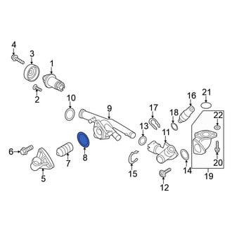 Volkswagen OE - Engine Coolant Thermostat Seal