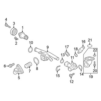 Volkswagen OE - Cooling - Water Pump (Main), (3.6L)