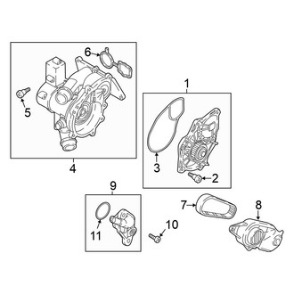 Volkswagen OE - Cooling - Water Pump (Main), (2.0L)