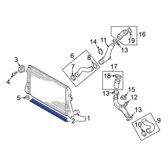Volkswagen OE - Lower Intercooler Seal
