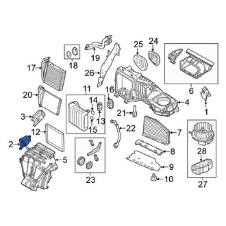 Volkswagen OE - Left HVAC Blend Door Actuator