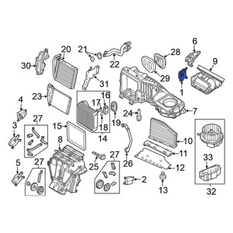 Volkswagen OE - HVAC Air Adjustment Control Motor