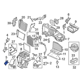Volkswagen OE - HVAC Air Adjustment Control Motor