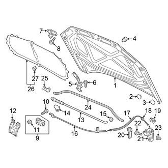 Volkswagen OE - Hood & Components