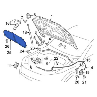Volkswagen OE - Front Hood Insulation Pad