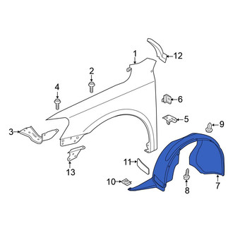 Volkswagen OE - Front Left Fender Splash Shield