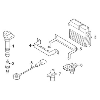 Volkswagen OE - Electrical - Ignition System (R-Line / S / SE / SEL Premium 2.0L)