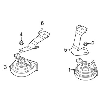 Volkswagen OE - Electrical - Horn
