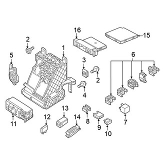 Volkswagen OE - Electrical - Fuse & Relay (Passenger Compartment)
