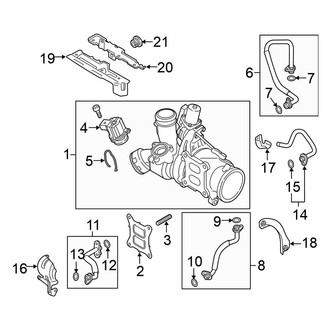 Volkswagen OE - Engine / Transaxle - Turbocharger & Components (1.8L)