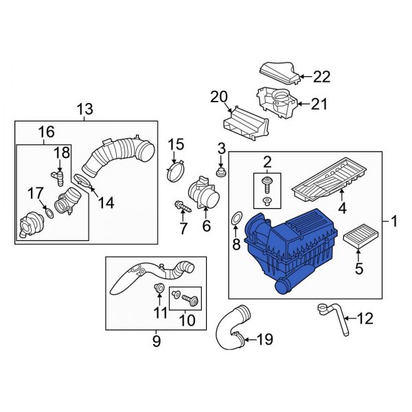 Air Filter and Housing Assembly