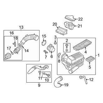 Volkswagen OE - Engine / Transaxle - Air Intake (2.0L Diesel)