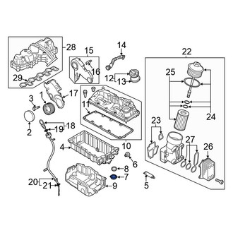 Volkswagen OE - Engine Oil Drain Plug Access Cover