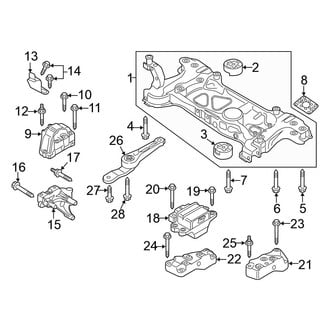 Volkswagen OE - Engine / Transaxle - Engine & Transmission Mounting (2.0L Diesel)
