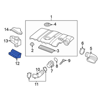 Volkswagen OE - Engine Air Intake Hose