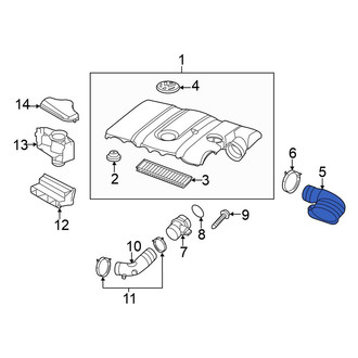 Volkswagen OE - Engine Air Intake Hose